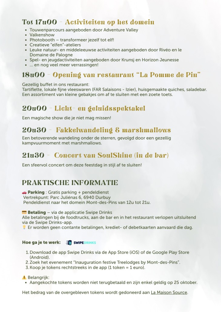 Feestelijke opening Treelodges Feestelijke opening Treelodges